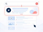 Zero Clicks SEO due to AI Illustration of zero-click search: AI answer panel above search results