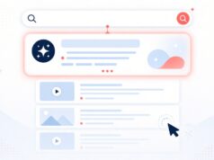 Zero Clicks SEO due to AI Illustration of zero-click search: AI answer panel above search results